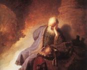 Rembrandt : Jeremiah Lamenting the Destruction of Jerusalem
